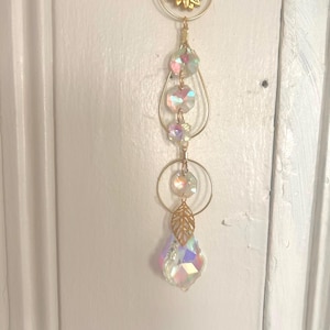 Flower petal Glow Hanging sun catcher